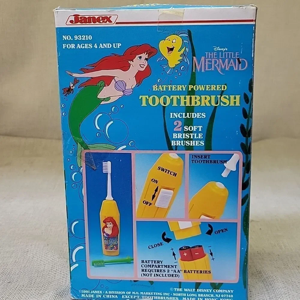 Little Mermaid Toothbrush, DVD,‎ book and Ursula figures